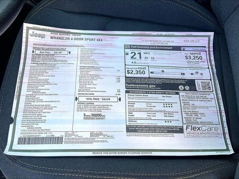 New 2026 Jeep Wrangler Unlimited Sport AWD/4WD image 14
