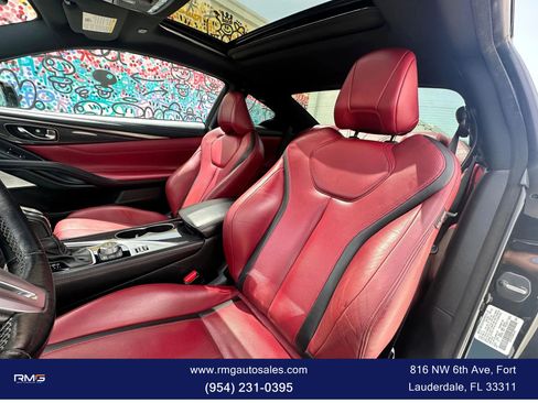 Used 2019 INFINITI Q60 Red Sport 400 w/ Cargo Package image 14