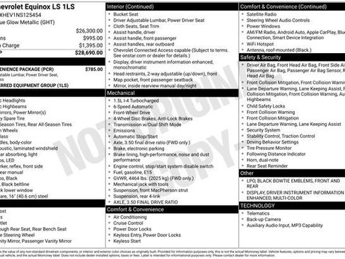Certified 2022 Chevrolet Equinox LS w/ LS Convenience Package image 5