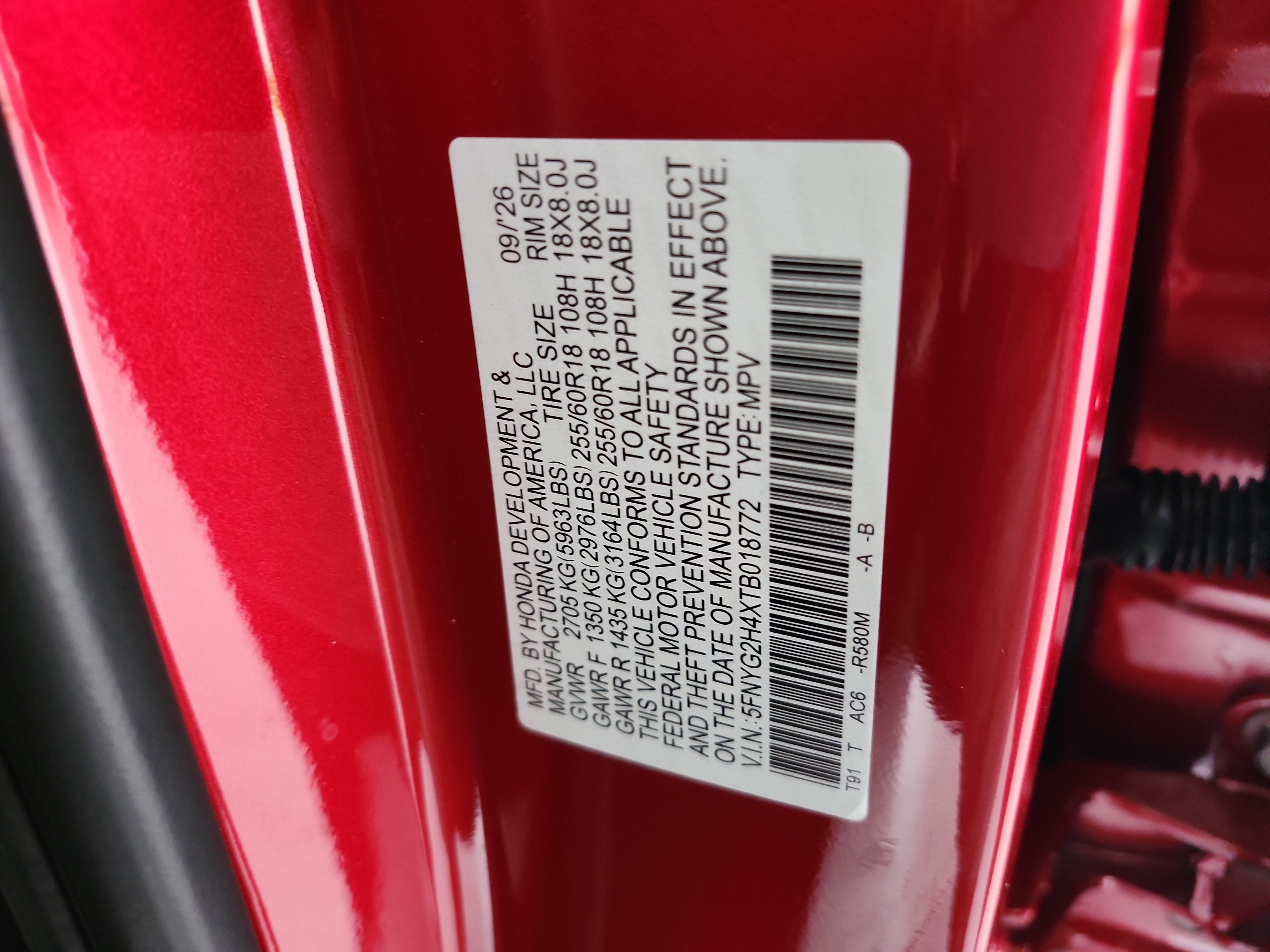 New 2026 Honda Pilot EX-L image 23