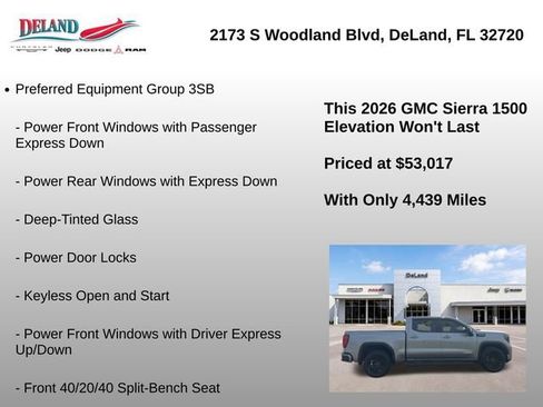 Used 2026 GMC Sierra 1500 Elevation w/ Elevation Premium Package AWD/4WD image 6