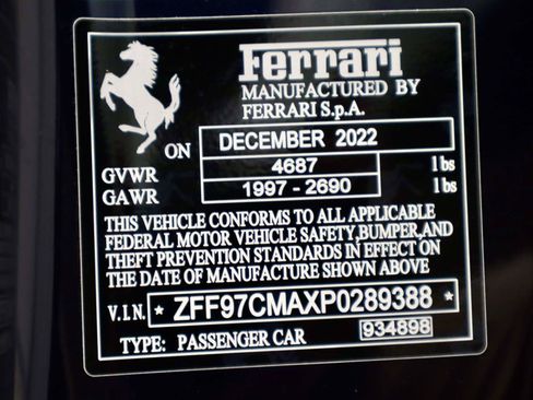 Certified 2023 Ferrari 812 GTS RWD image 38