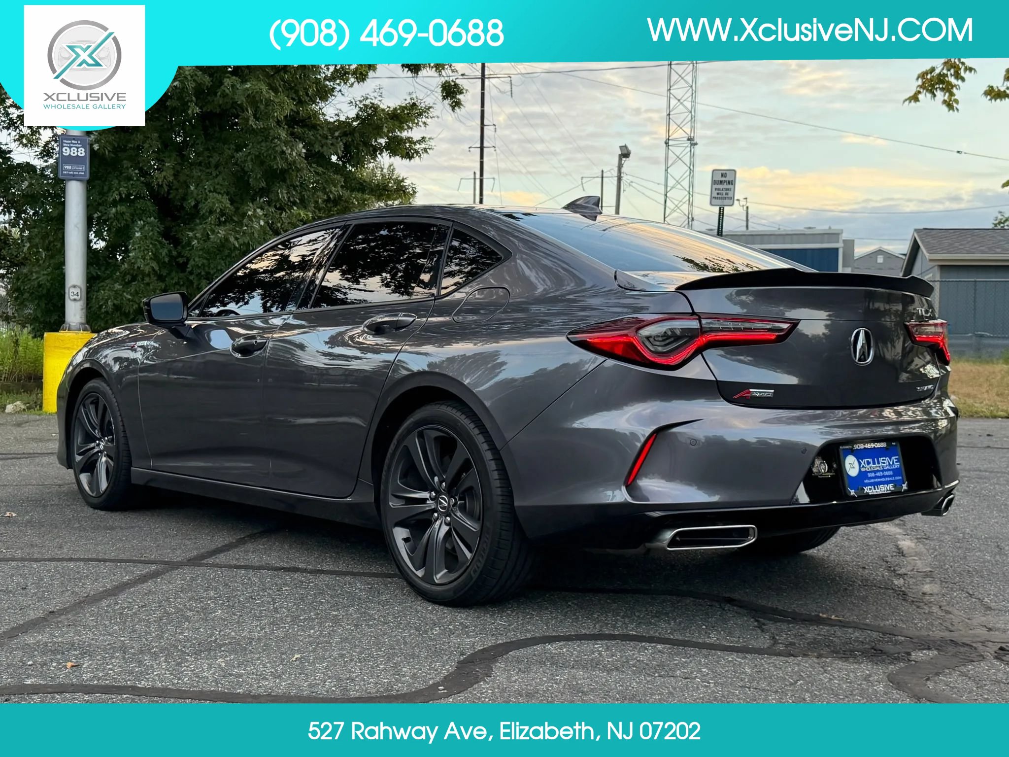 Used 2021 Acura TLX w/ A-SPEC Package AWD/4WD image 2