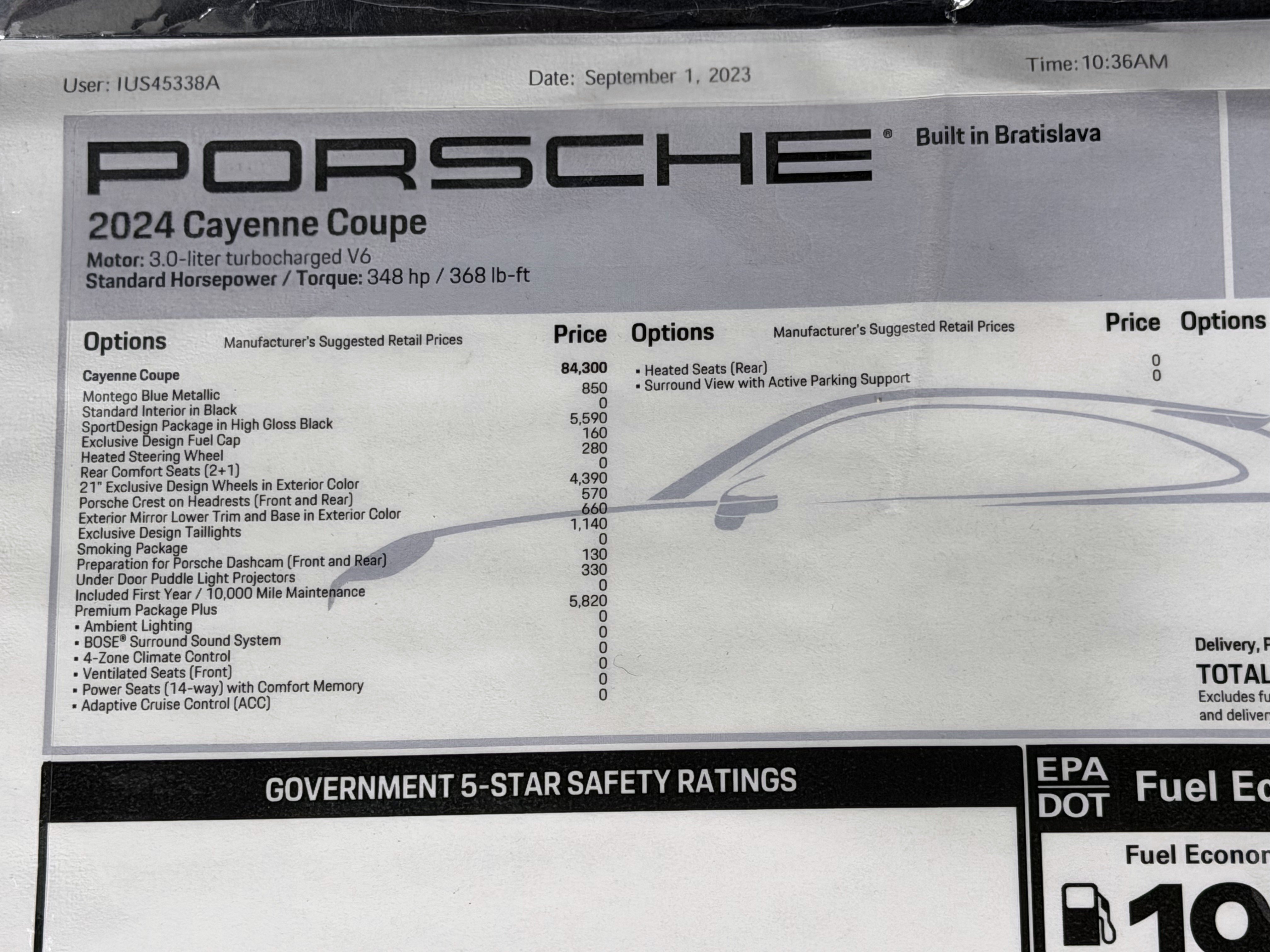 Certified 2024 Porsche Cayenne Coupe AWD/4WD image 63