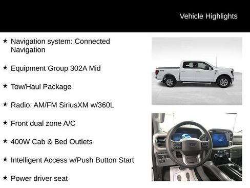 Used 2024 Ford F150 XLT w/ Equipment Group 302A MID image 16