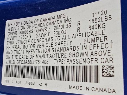 Used 2020 Honda Civic Si image 10