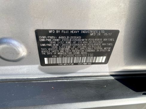 Used 2011 Subaru Forester 2.5X w/ Alloy Wheel Value Pkg image 22