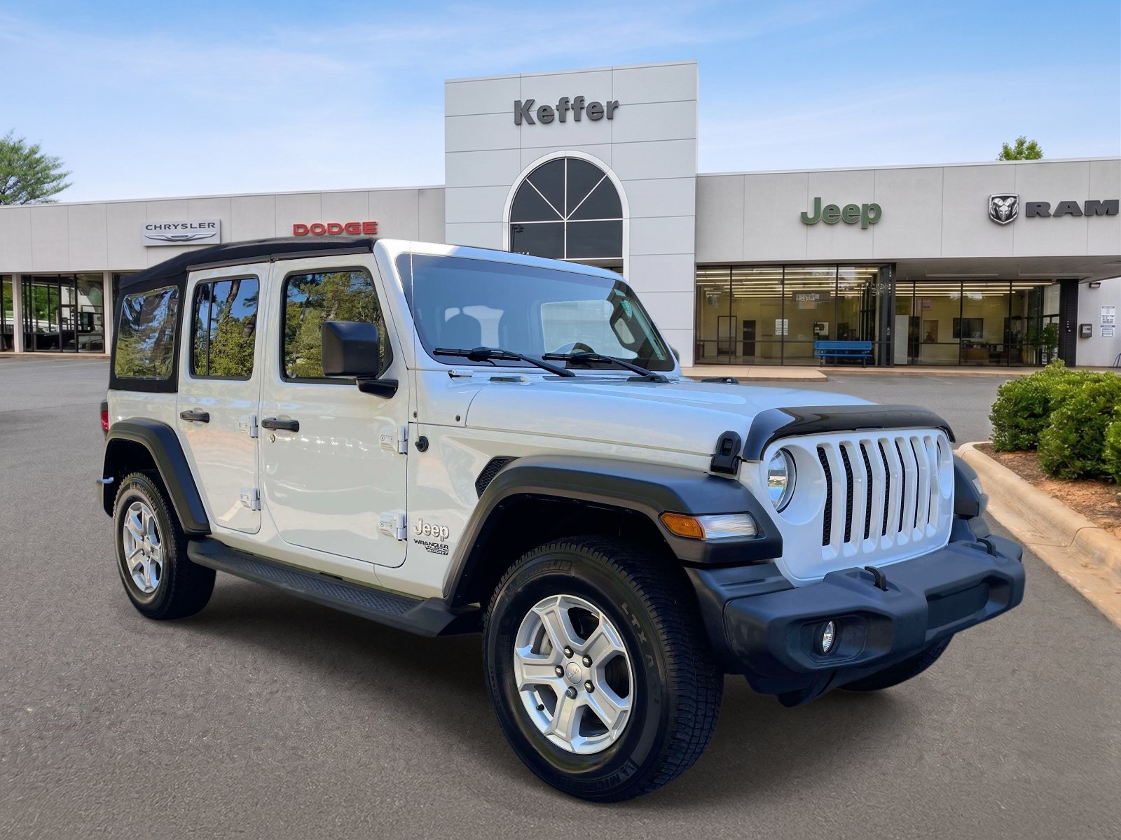 Certified 2021 Jeep Wrangler Unlimited Sport AWD/4WD image 3