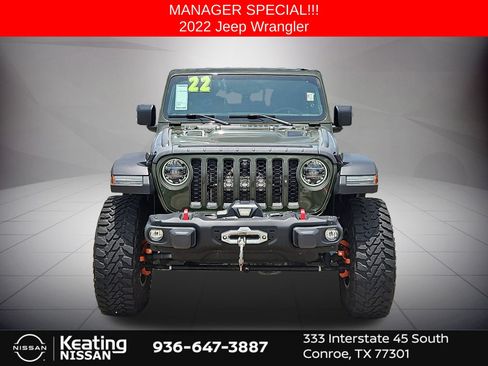 Used 2022 Jeep Wrangler Unlimited Rubicon w/ Steel Bumper Group AWD/4WD image 2