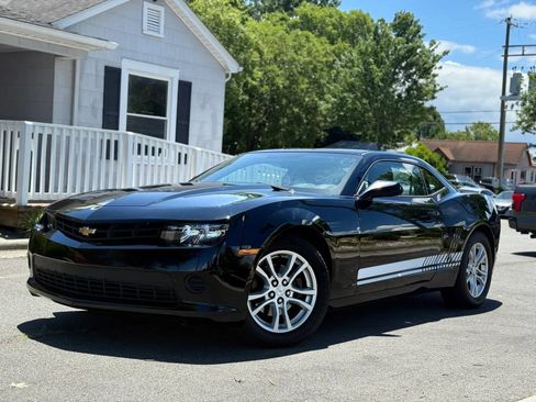 Used 2015 Chevrolet Camaro LS w/ Silver Rally Stripe Package RWD image 2