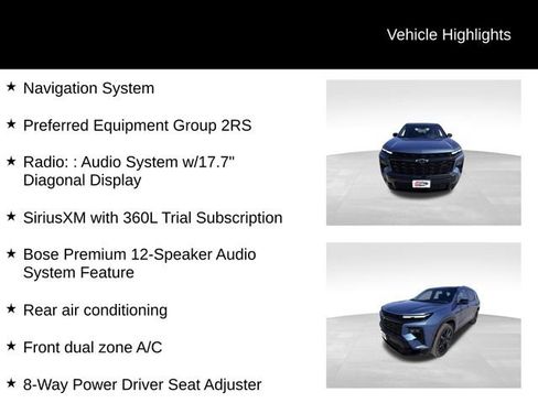 Certified 2026 Chevrolet Traverse RS AWD/4WD image 13