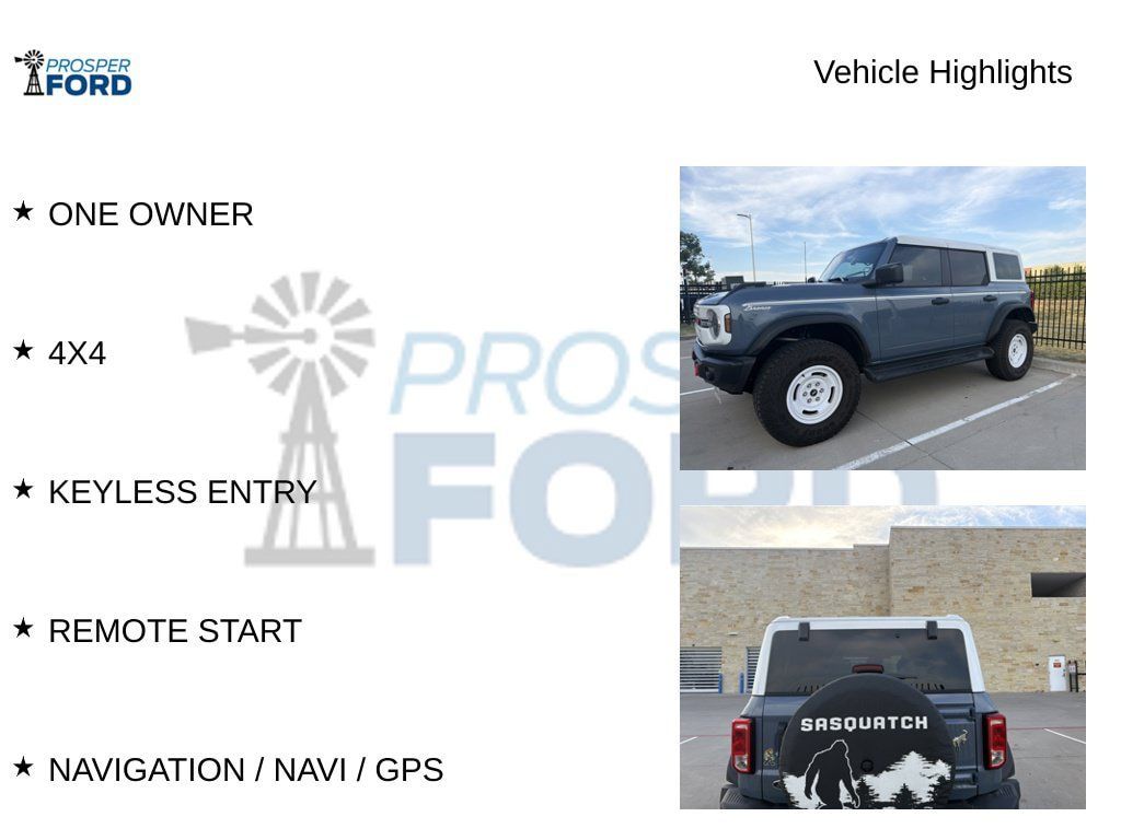 Used 2025 Ford Bronco Heritage Edition AWD/4WD image 5