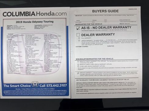 Used 2019 Honda Odyssey Touring image 33