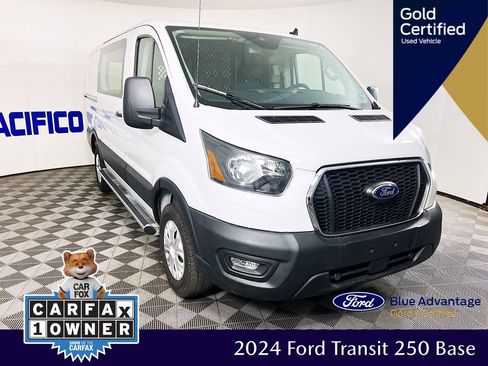 Certified 2024 Ford Transit 250 Low Roof w/ Exterior Upgrade Package RWD image 1