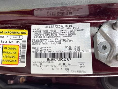 Used 2017 Ford Fusion Platinum AWD/4WD image 21