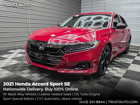 Used 2021 Honda Accord Sport Special Edition image 1