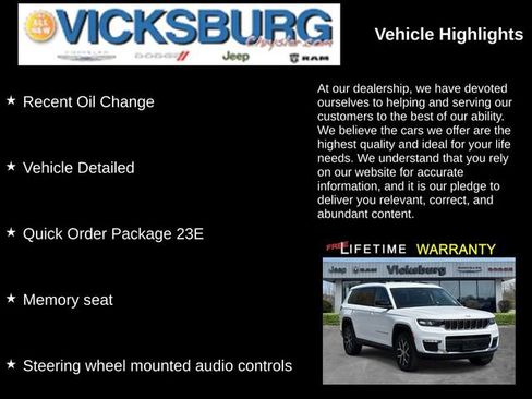 Used 2023 Jeep Grand Cherokee L Limited AWD/4WD image 25