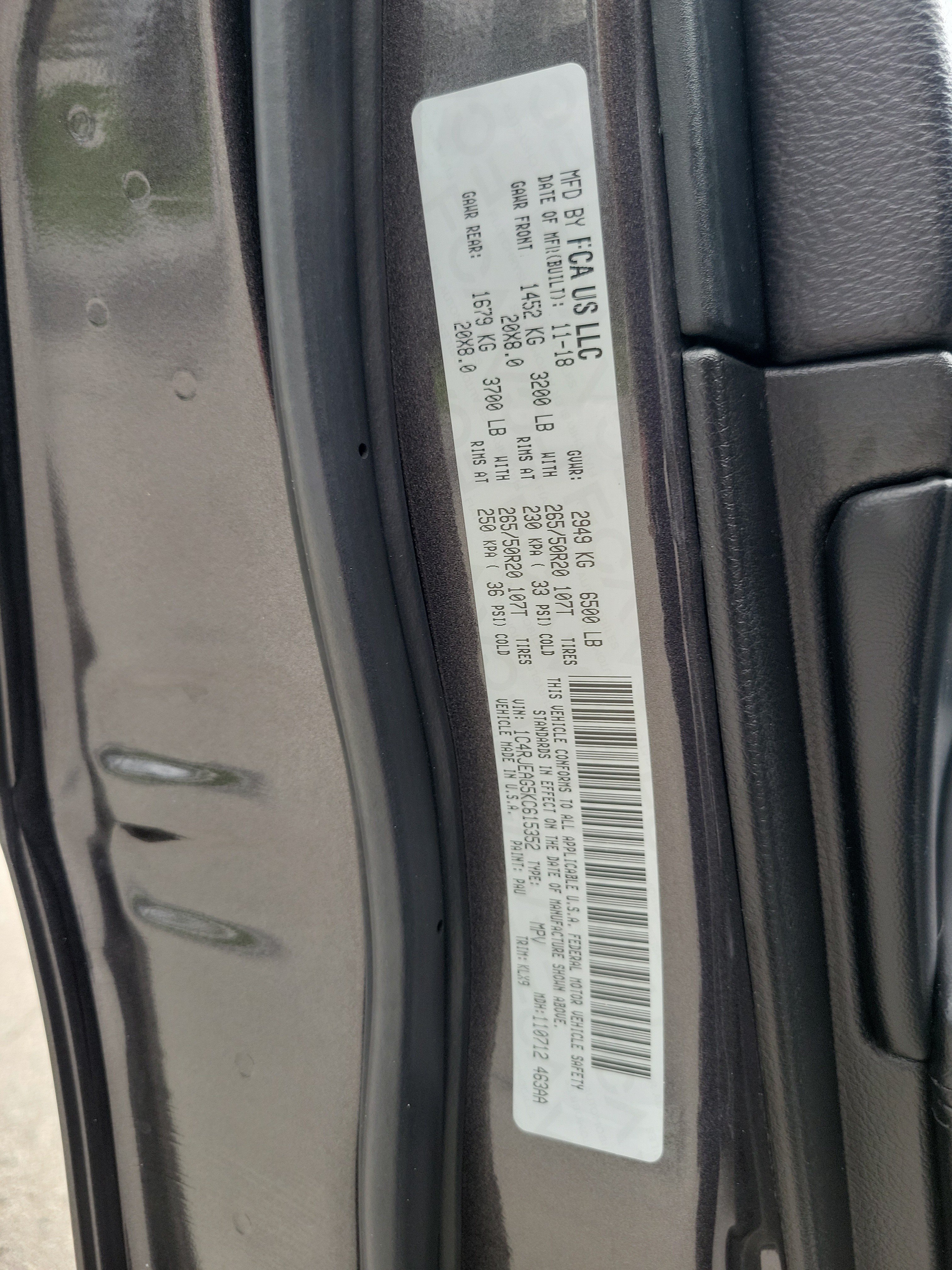 Used 2019 Jeep Grand Cherokee Altitude RWD image 30
