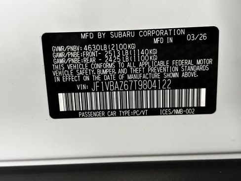 New 2026 Subaru WRX tS image 21