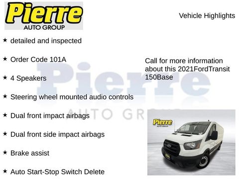 Used 2021 Ford Transit 150 Low Roof RWD image 7