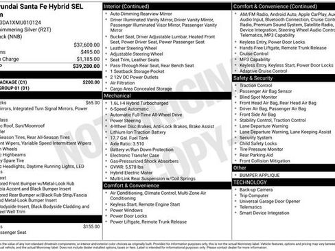 Used 2021 Hyundai Santa Fe SEL Premium w/ Cargo Package image 33