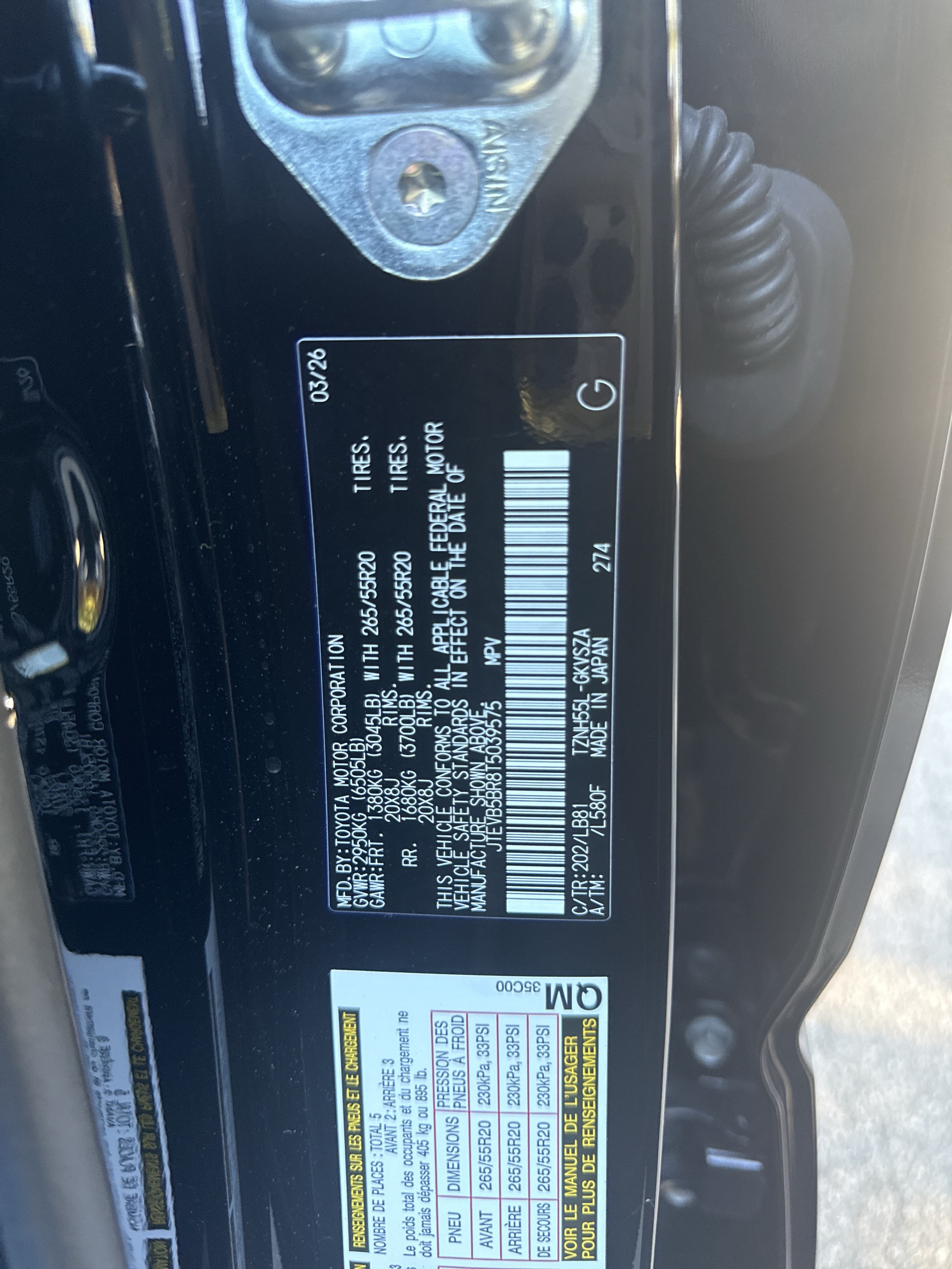 Used 2026 Toyota 4Runner Platinum AWD/4WD image 35
