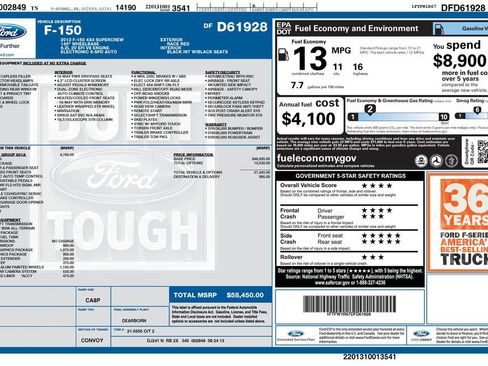 Used 2013 Ford F150 Raptor w/ Luxury Equipment Group AWD/4WD image 15