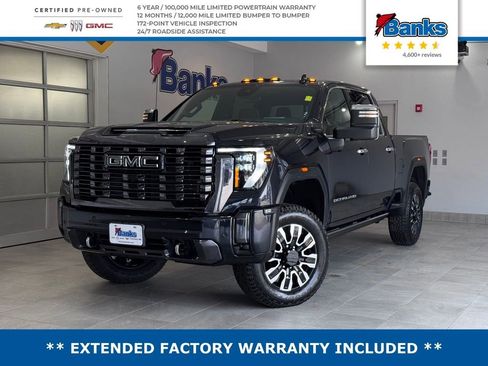 Certified 2024 GMC Sierra 2500 Denali Ultimate w/ Snow Plow Prep/Camper Package AWD/4WD image 1