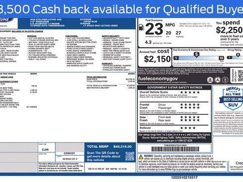 New 2026 Ford Explorer Active w/ Active Comfort Package image 5