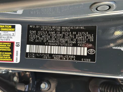 New 2026 Toyota Camry LE FWD image 33