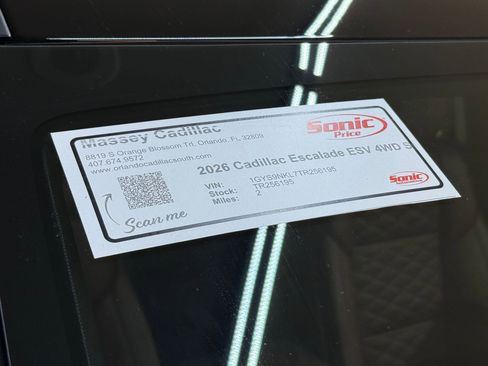 New 2026 Cadillac Escalade ESV Sport w/ LPO, ONYX Package image 63