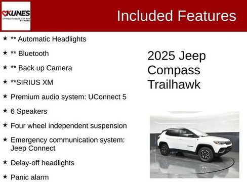 Certified 2025 Jeep Compass Trailhawk AWD/4WD image 3