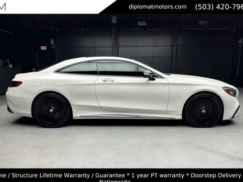 Used 2019 Mercedes-Benz S 63 AMG 4MATIC Coupe w/ Carbon Fiber Exterior Package image 8