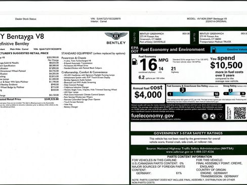 New 2025 Bentley Bentayga image 50