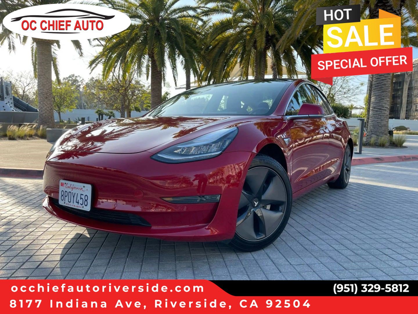 Used 2019 Tesla Model 3 Standard Range Plus RWD image 1