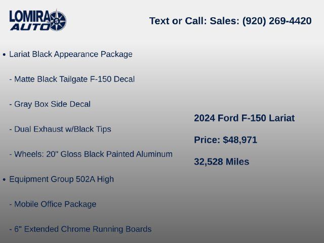 Used 2024 Ford F150 Lariat w/ Equipment Group 502A High AWD/4WD image 7