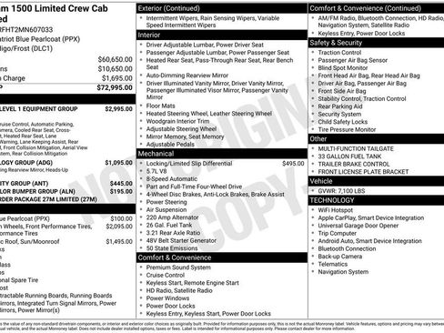 Certified 2021 RAM 1500 Limited image 6