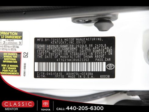 Certified 2024 Toyota Camry SE image 22