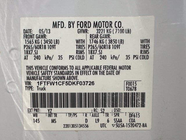 Used 2013 Ford F150 XLT w/ Luxury Equipment Group RWD image 11