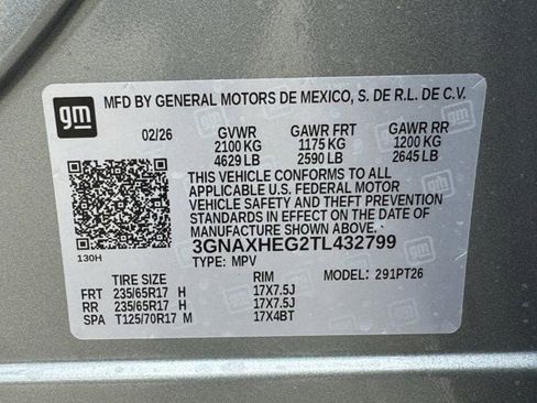 New 2026 Chevrolet Equinox LT image 25