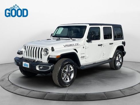 Used 2020 Jeep Wrangler Unlimited Sahara w/ Uconnect 4C Nav & Sound Group image 1