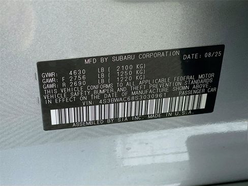 New 2025 Subaru Legacy Premium image 22