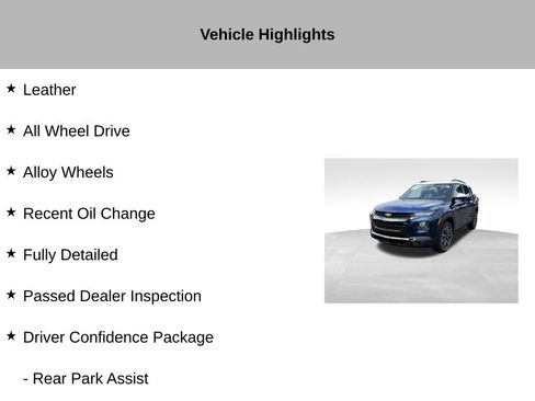 Used 2022 Chevrolet TrailBlazer ACTIV w/ Driver Confidence Package AWD/4WD image 9