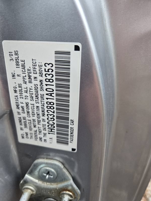 Used 2001 Honda Accord LX image 9