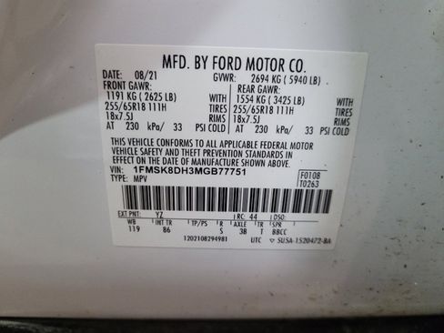 Used 2021 Ford Explorer XLT image 33