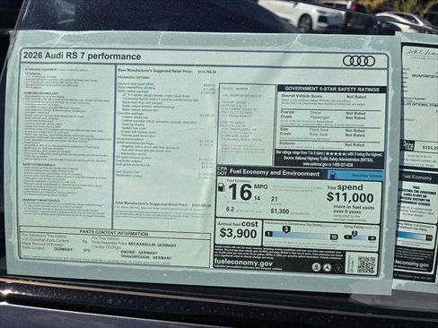 New 2026 Audi RS 7 Performance image 19