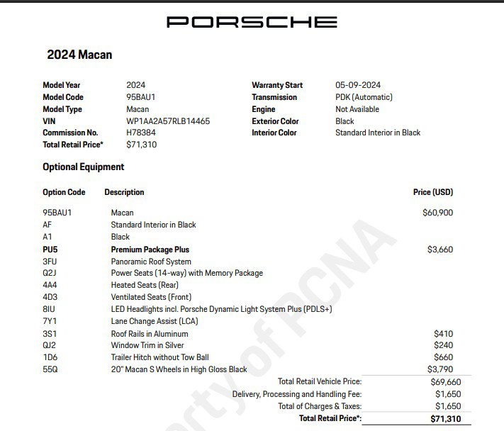 Certified 2024 Porsche Macan AWD/4WD image 9