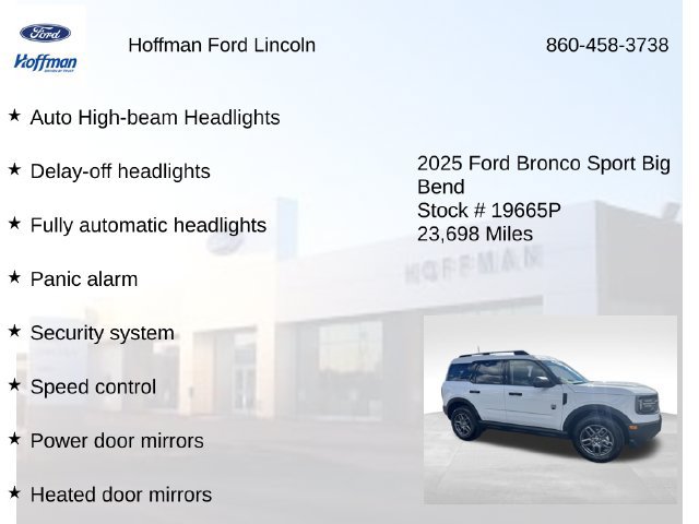 Certified 2025 Ford Bronco Sport Big Bend AWD/4WD image 30