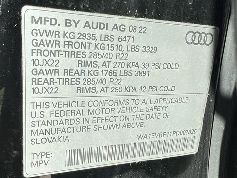 Certified 2023 Audi Q8 Premium Plus w/ Premium Plus Package AWD/4WD image 37