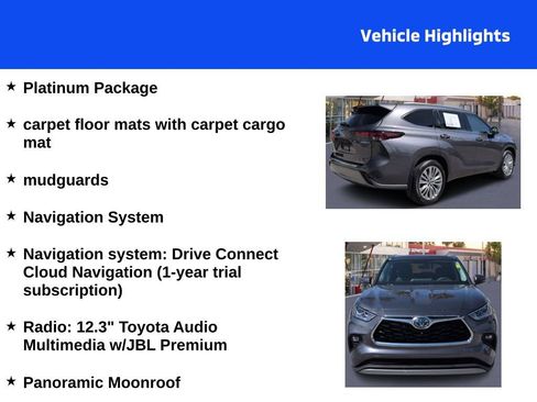 Used 2024 Toyota Highlander Platinum FWD image 4